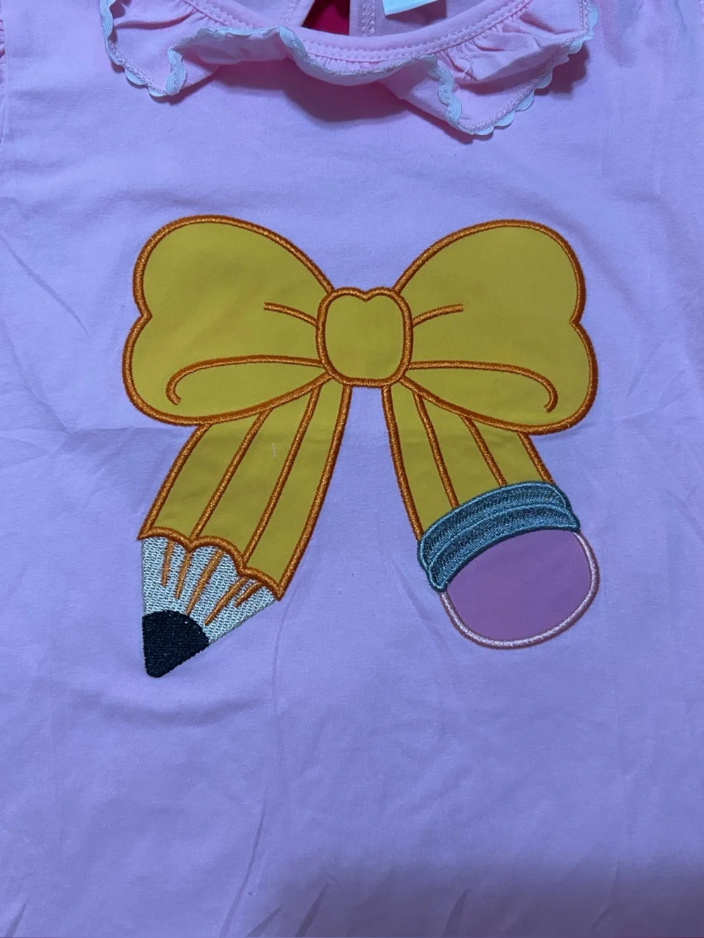 KIDS PINK PENCIL BOW OUTFIT